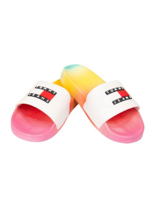 Ciabatta donna TOMMY JEANS ciabatta a fascia mare o piscina slide articolo EN0EN