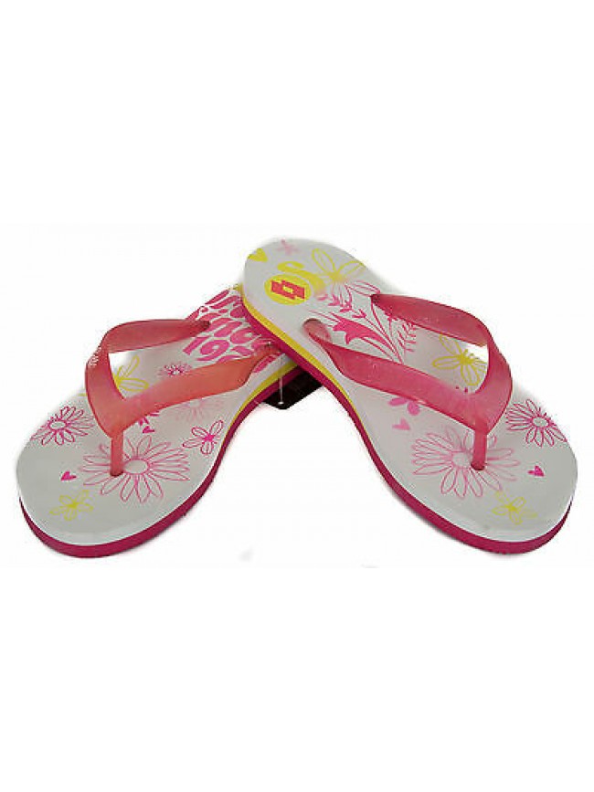 Ciabatta infradito mare donna LOTTO art. N9723 taglia 39 colore WHITE ROSE RED