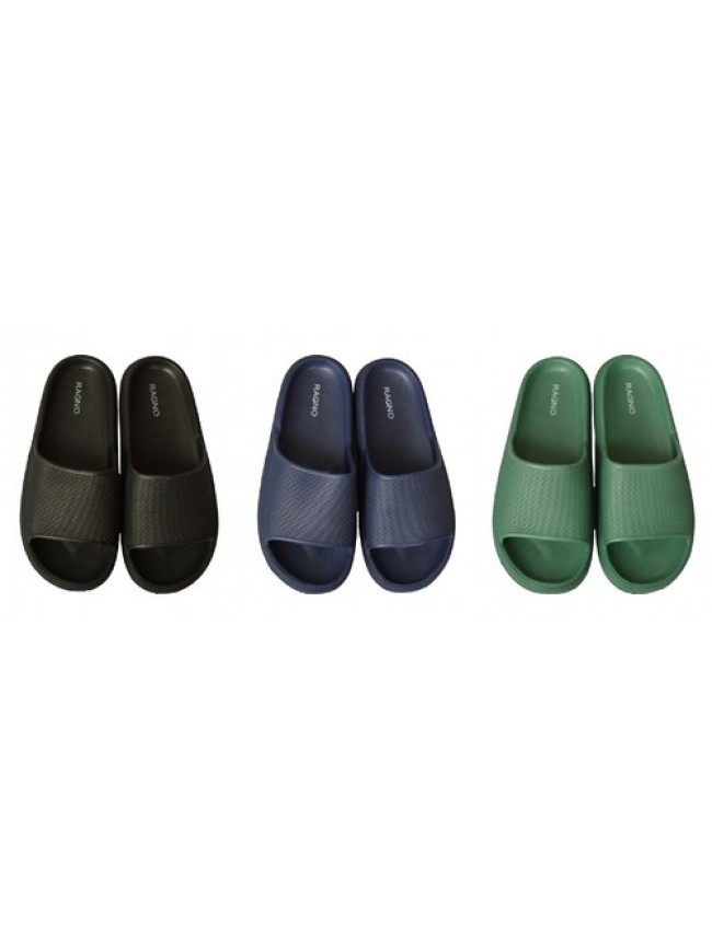 Ciabatta uomo RAGNO a fascia mare o piscina beachwear slide articolo U903YC