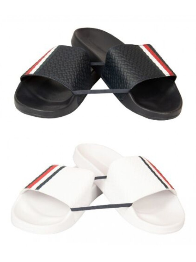 Ciabatta uomo TOMMY HILFIGER mare piscina a fascia beachwear articolo XM0XM02332
