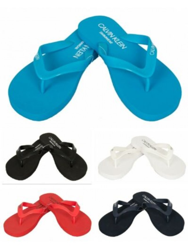 Ciabatte infradito uomo mare o piscina swimwear CK CALVIN KLEIN articolo KM0KM00