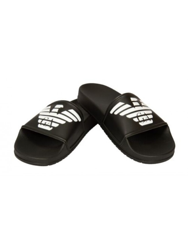Ciabatte uomo EMPORIO ARMANI a fascia slide mare piscina beachwear articolo XVPS
