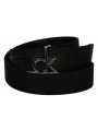 Cintura belt CK CALVIN KLEIN art. KW22AL taglia 85 colore 9B8 NERO BLACK LOG