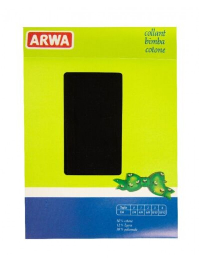 Collant bimba 1 paio di calze bambina femmina in cotone ARWA articolo BCL 1 COLL