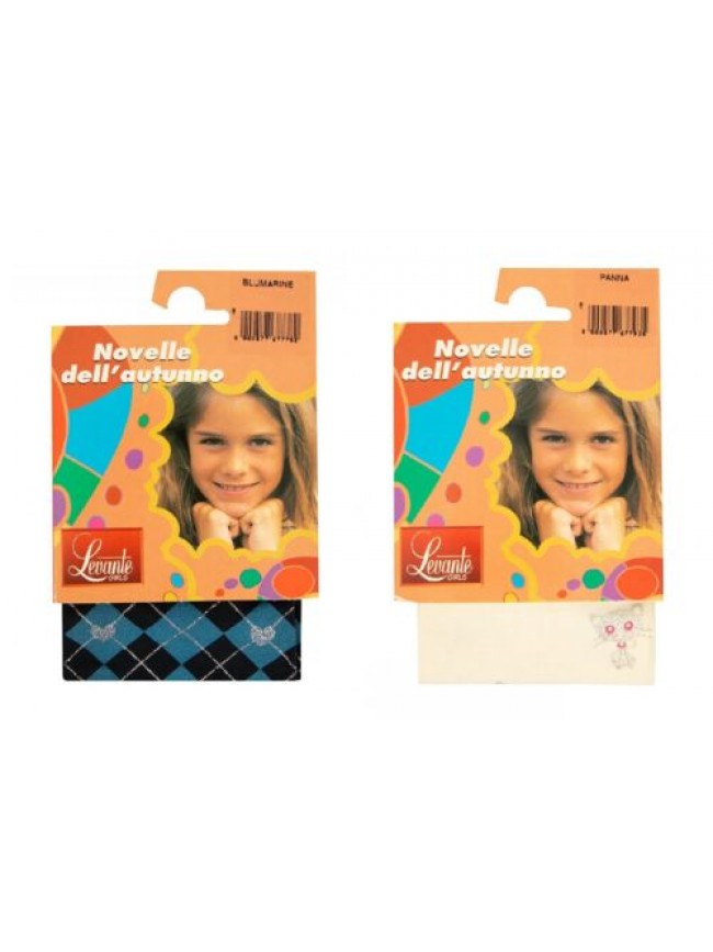 Collant bimba 1 paio di calze moda bambina femmina 50 den 55 dtex microfibra LEV