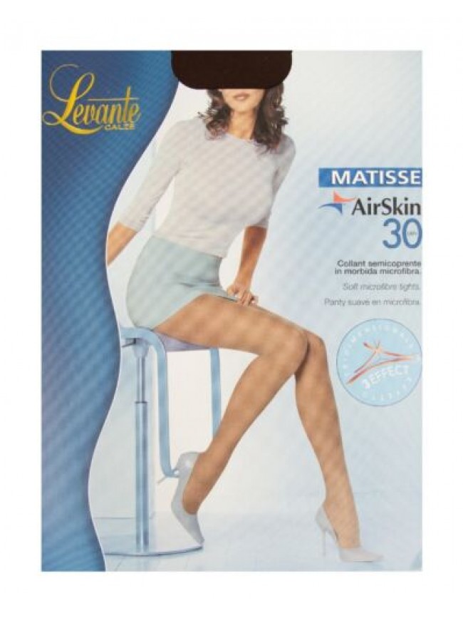 Collant calze donna 30 den 33 dtex semicoprente in microfibra tuttonudo cucitura