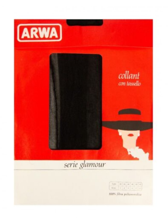 Collant calze donna con tassello serie glamour moda fashion style ARWA articolo 