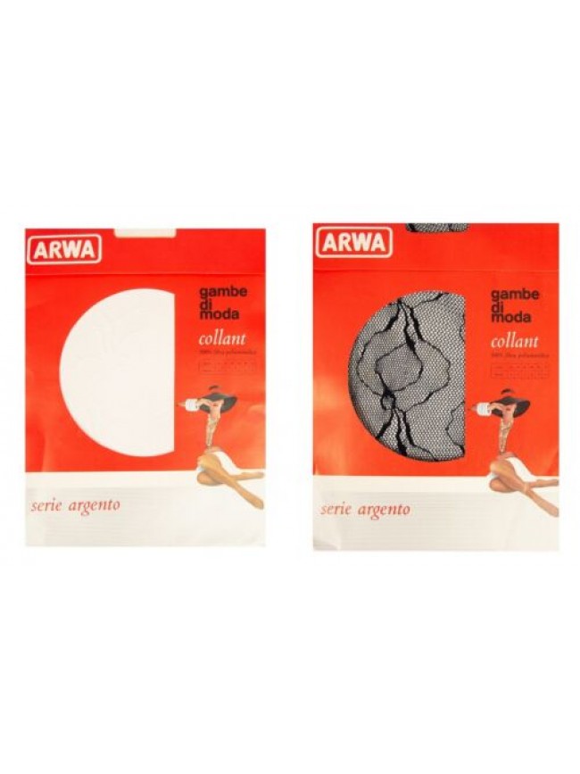 Collant calze donna lavorate gambe di moda fashion style ARWA articolo PR3 COLLA