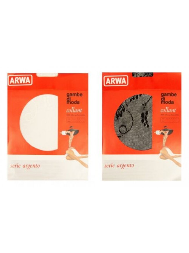 Collant calze donna lavorate gambe di moda fashion style ARWA articolo PZ6 COLLA
