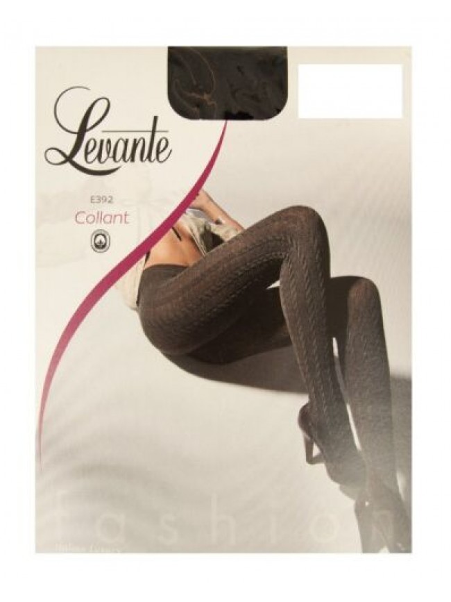 Collant calze donna moda lavorato fashion punta nuda cuciture piatte LEVANTE art