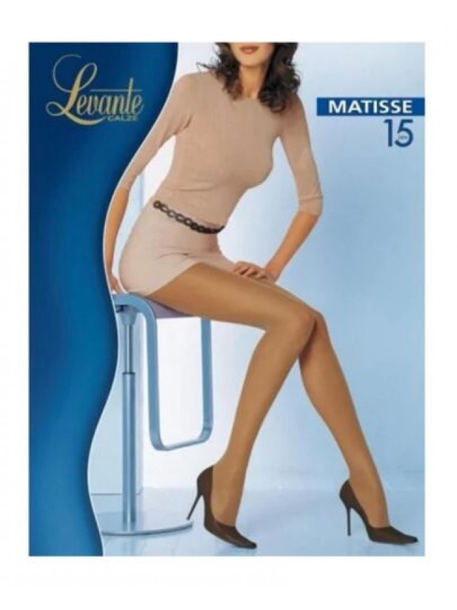 Collant donna LEVANTE calze 15 den microfibra tuttonudo cucitura piatta articolo