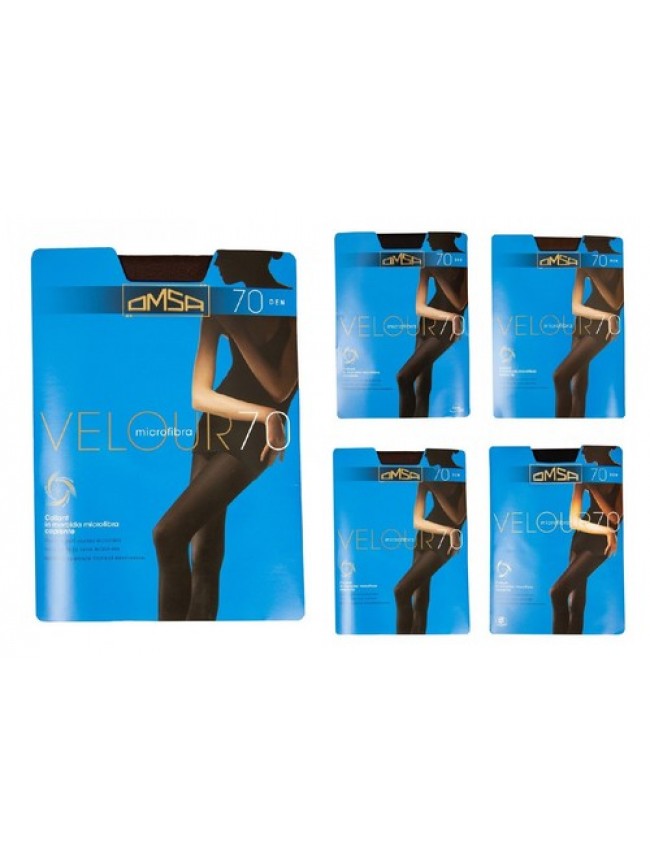 Collant donna OMSA microfibra coprente con corpino tutto nudo cuciture confort p