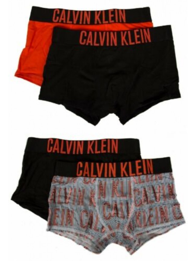 Confezione 2 boxer bimbo maschio ragazzo junior bipack underwear CK CALVIN KLEIN