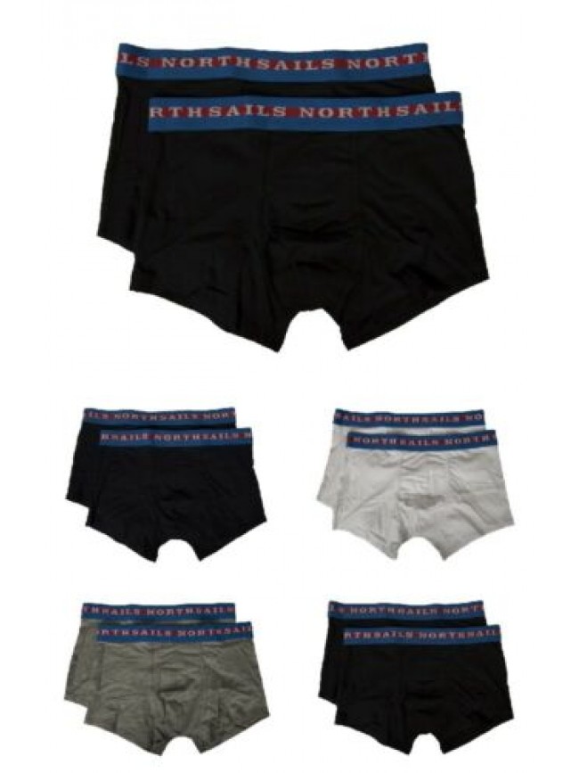 Confezione 2 boxer parigamba uomo elastico a vista underwear NORTH SAILS articol