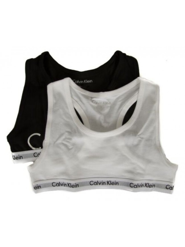 Confezione 2 bralette bimba bambina femmina CK CALVIN KLEIN articolo G80G897001 