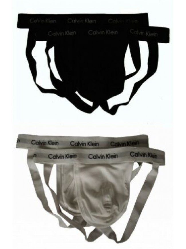 Confezione 2 jockstrap sospensorio push-up slip uomo log CK CALVIN KLEIN articol