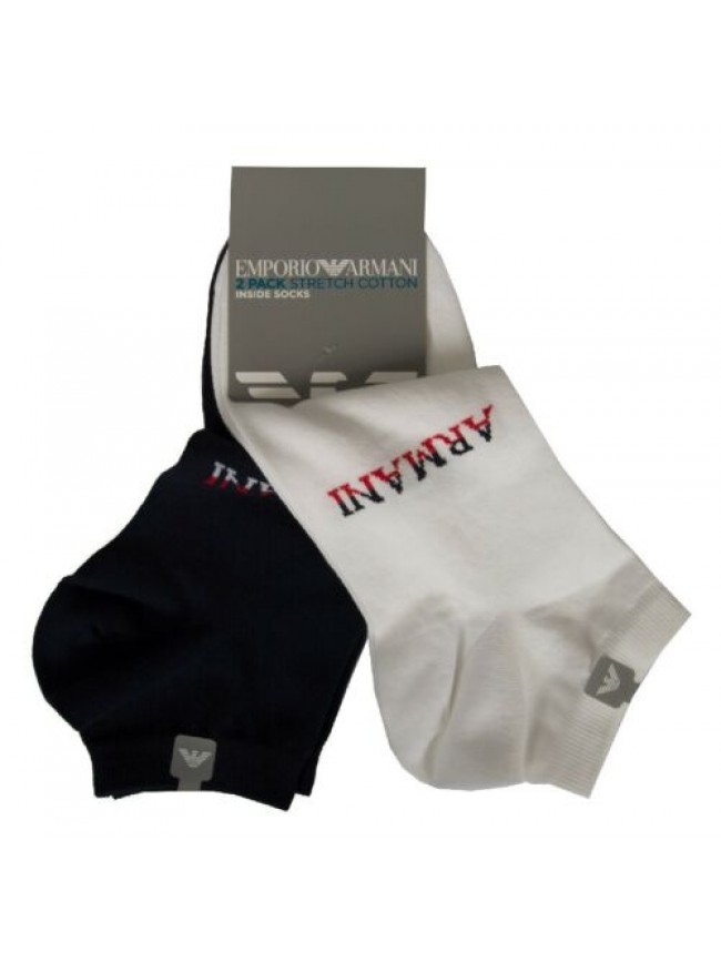 Confezione 2 paia calze set calzini girocaviglia uomo EMPORIO ARMANI articolo 30