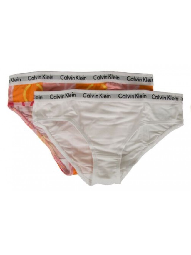 Confezione 2 slip bimba bambina femmina CK CALVIN KLEIN articolo G80G800278 2PK 