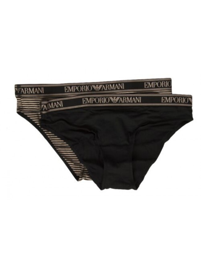 Confezione 2 slip donna EMPORIO ARMANI  elastico a vista articolo 163334 1A219 B