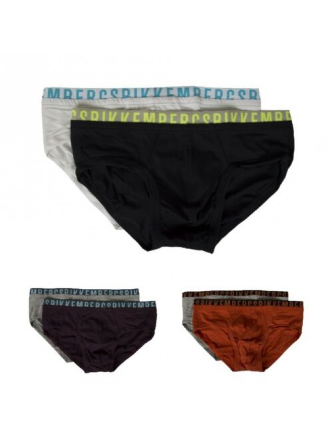 Confezione 2 slip mutanda uomo bipack BIKKEMBERGS articolo VBKT04969 BIPACK TAPE