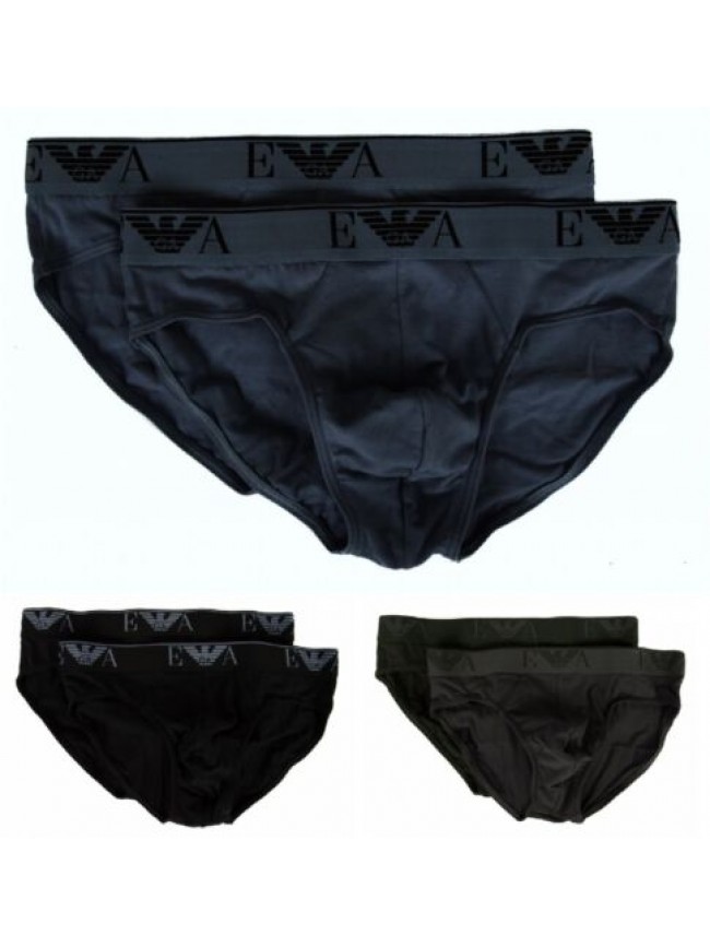 Confezione 2 slip mutanda uomo bipack underwear EMPORIO ARMANI articolo 111321 3