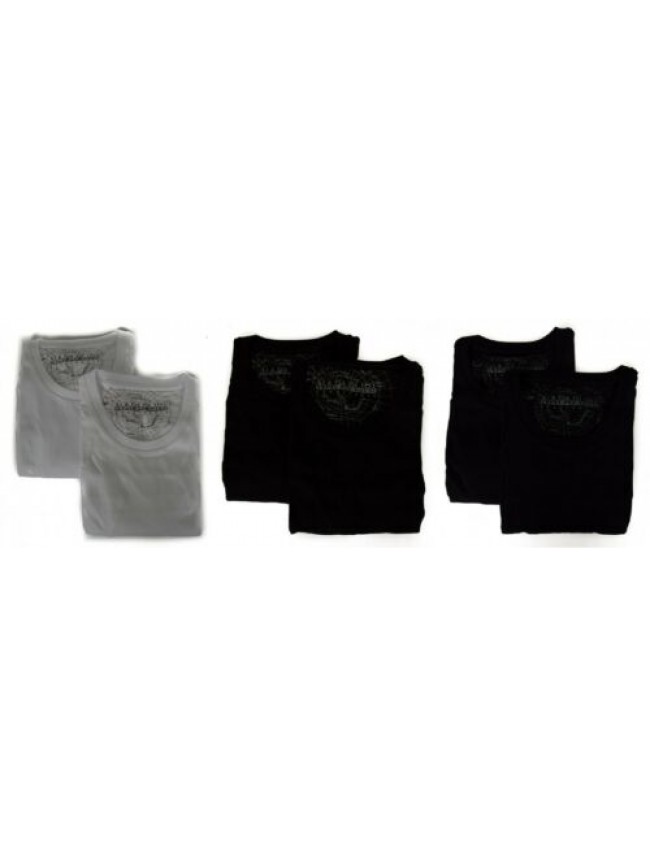 Confezione 2 t-shirt magliette bipack uomo manica corta girocollo NAPAPIJRI arti