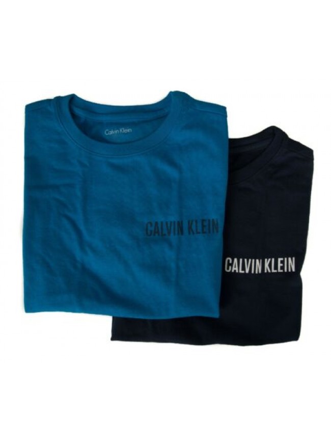 Confezione 2 t-shirt manica corta girocollo bimbo maschio CK CALVIN KLEIN B70B70