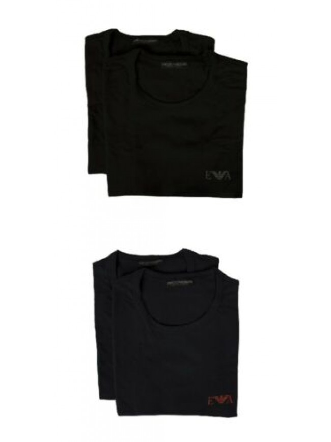 Confezione 2 t-shirt uomo maglietta manica corta girocollo bipack EMPORIO ARMANI