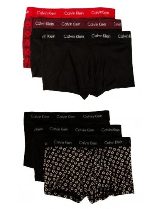 Confezione 3 boxer CK CALVIN KLEIN  uomo elastico a vista tripack underwear arti