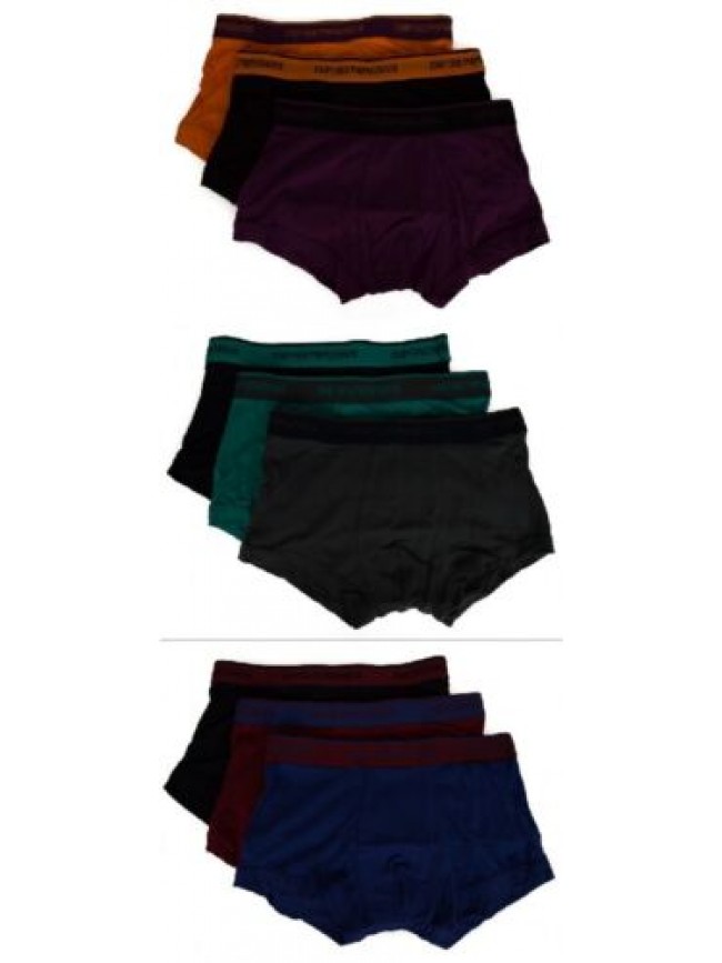Confezione 3 boxer trunk uomo EMPORIO ARMANI articolo 111357 6A717
