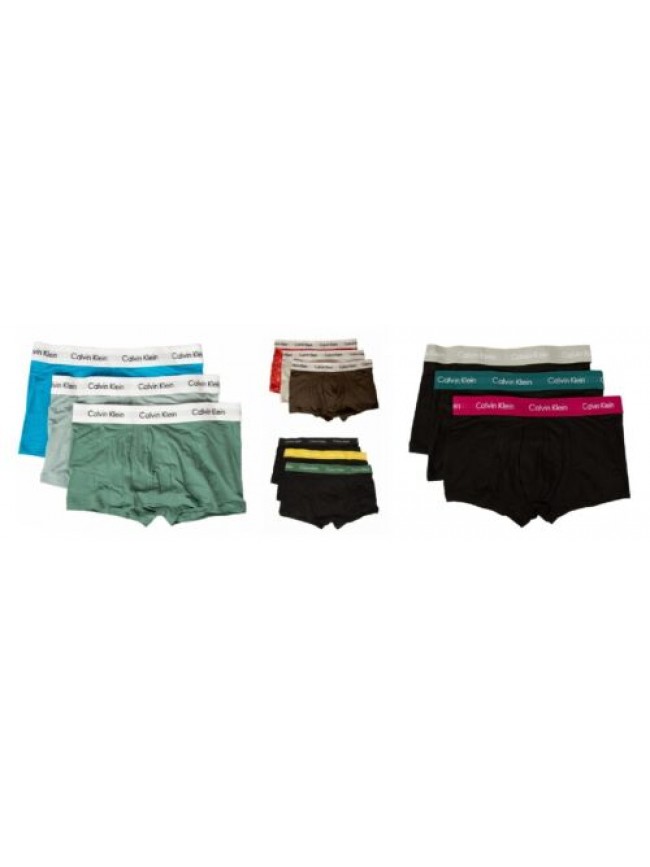 Confezione 3 boxer uomo tripack CK CALVIN KLEIN articolo UU2664G LOW RISE TRUNK 