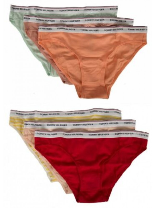 Confezione 3 slip donna mutande tripack underwear TOMMY HILFIGER articolo UW0UW0