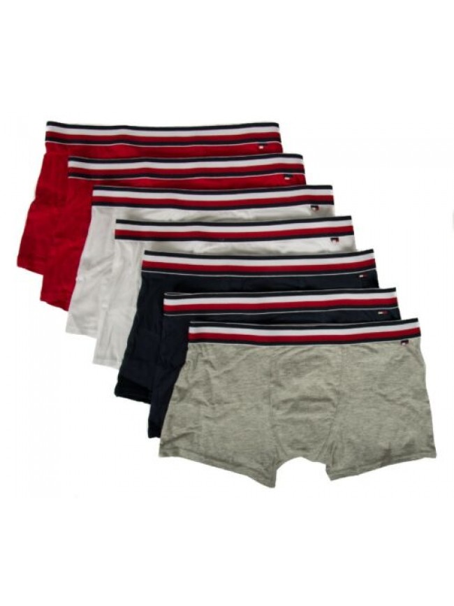 Confezione 7 boxer bimbo maschio ragazzo junior underwear TH TOMMY HILFIGER arti