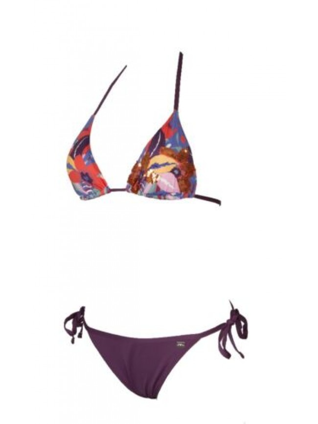 Costume bikini donna mare triangolo imbottito  removibili e slip EMPORIO ARMANI 