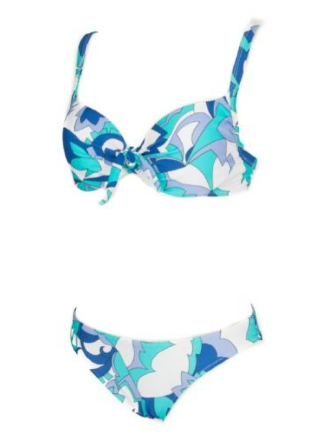 Costume due pezzi bikini donna mare o piscina coppa preformata RAGNO articolo 71