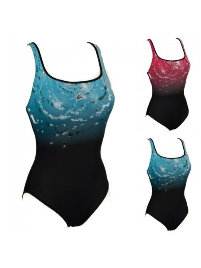 Costume intero donna mare o piscina nuoto AQUARAPID articolo ACQUA