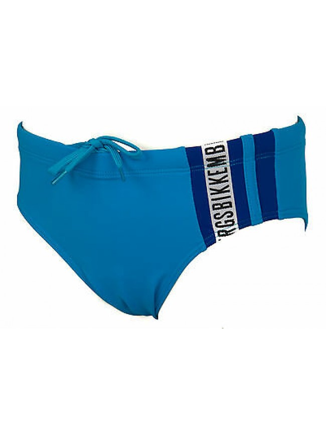 Costume slip mare bambino BIKKEMBERGS a. B5S3001 taglia 14 ANNI c. 2050 TURQUOI