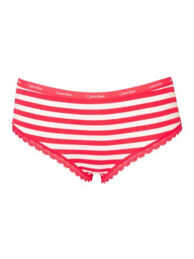 Coulotte donna CALVIN KLEIN mutanda cotone elasticizzato con elastico a vista lo