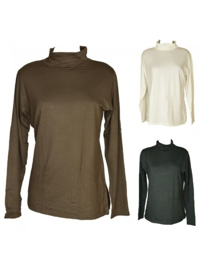 Dolcevita ciclista donna maglia manica lunga calda viscosa RAGNO articolo 07662K