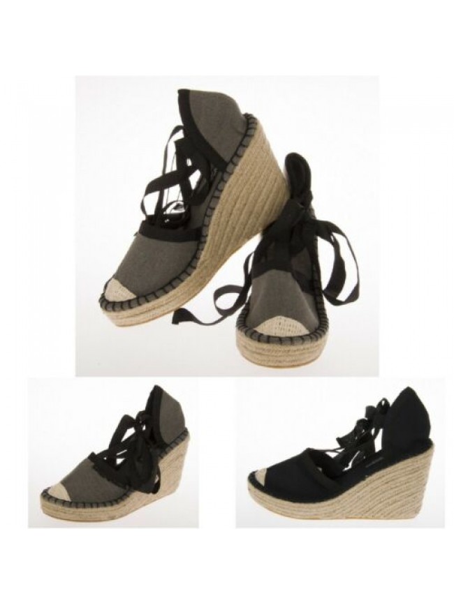 Espadrillas con zeppa donna EMPORIO ARMANI articolo 262391 4P375