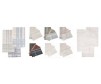 Fazzoletti PEROFIL confezione 3 pezzi cm.45x45 orlo rulè puro cotone  articolo V