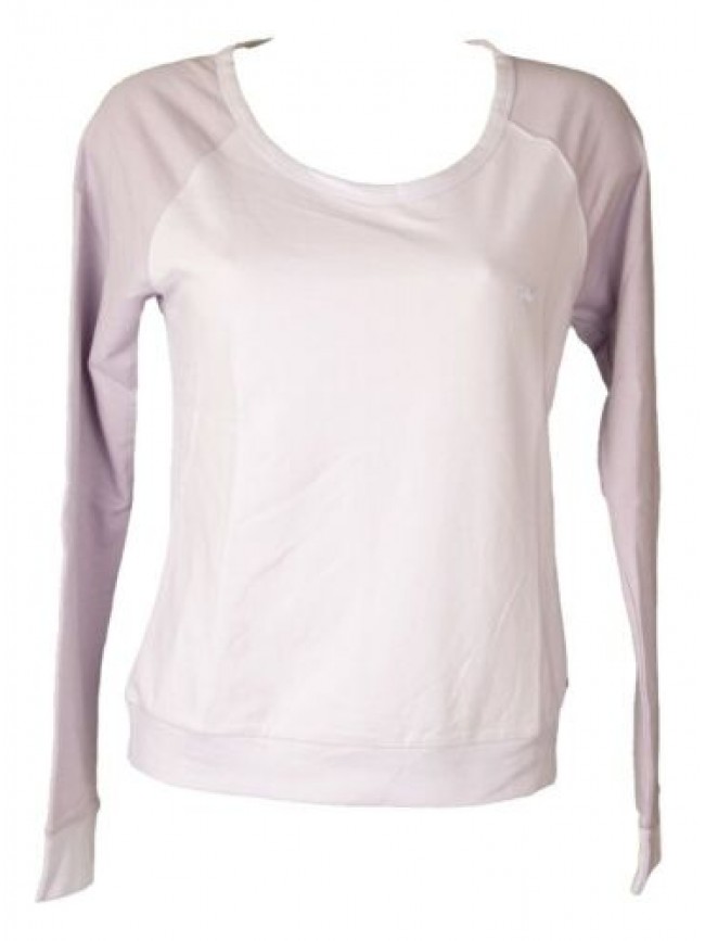 Felpa donna EMPORIO ARMANI  maglia scollo a barca estivo tempo libero articolo 1