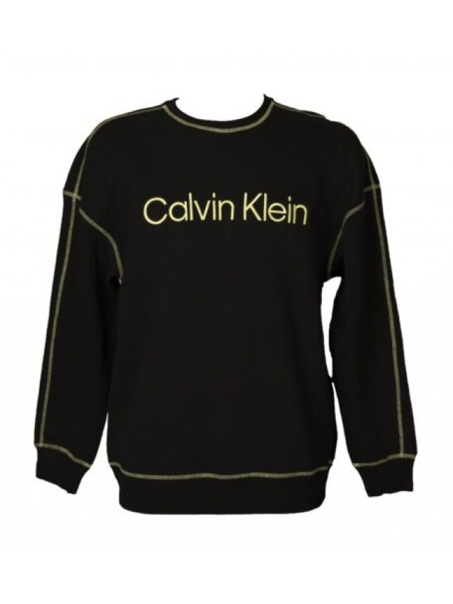 Felpa uomo CK CALVIN KLEIN maglia girocollo manica lunga felpata invernale con l