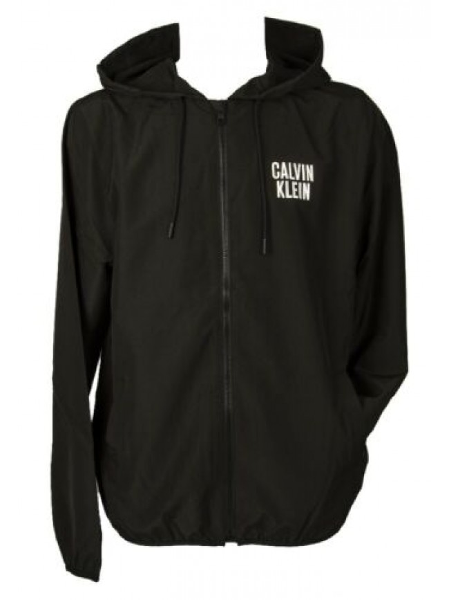 Giacchetto leggero CK CALVIN KLEIN antivento giacca a vento con cappuccio e stam