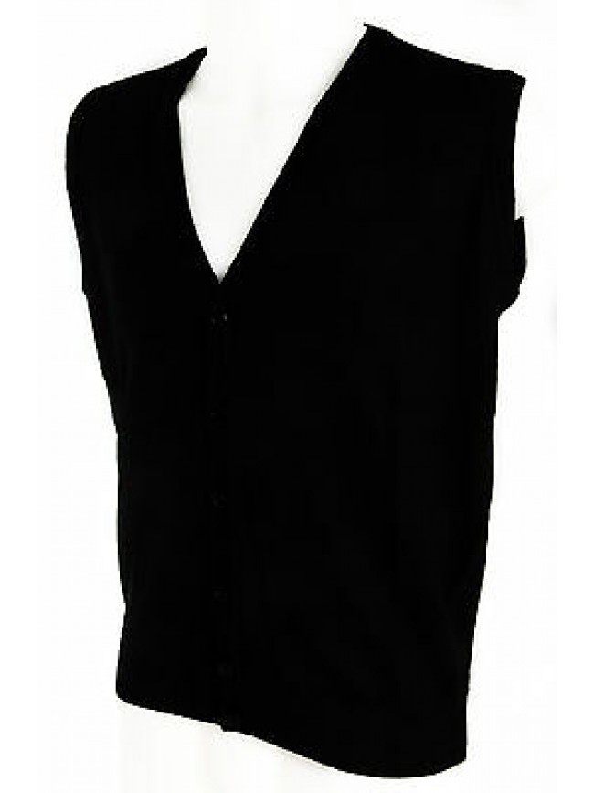 Gilet V smanicato bottoni uomo RAGNO SPORT a. A64887 taglia 54/XXL col. 020 NERO