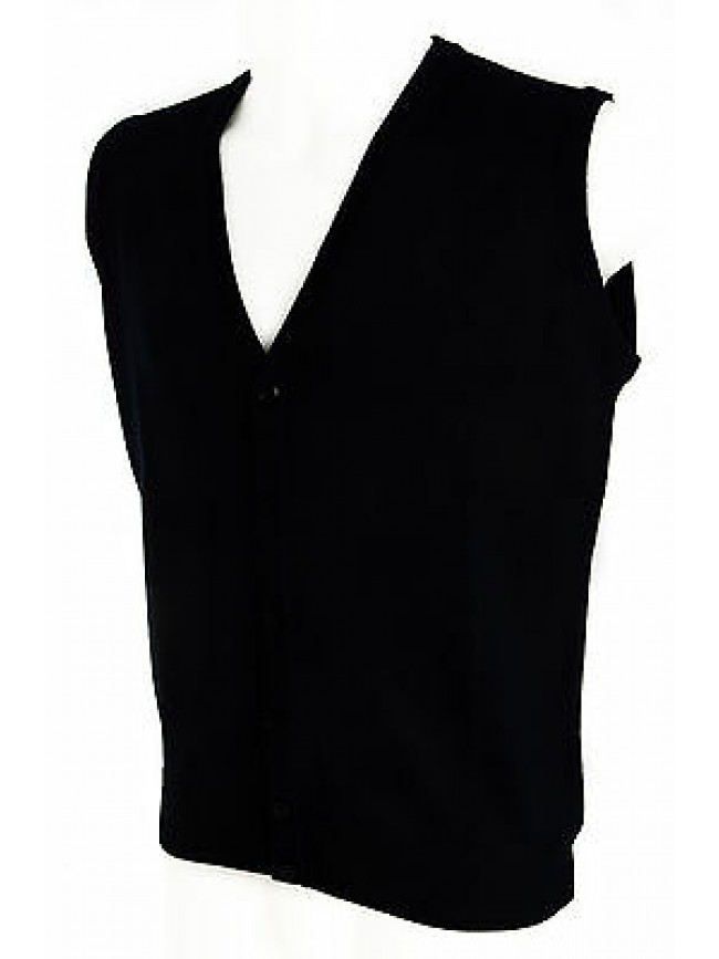Gilet V smanicato bottoni uomo RAGNO SPORT a. A64887 taglia 54/XXL col. 078 BLEU