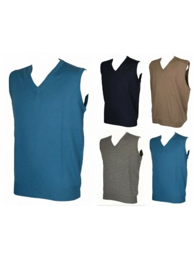 Gilet V smanicato uomo RAGNO SPORT art. A64886 taglia 60/5XL colore 095M TORTORA