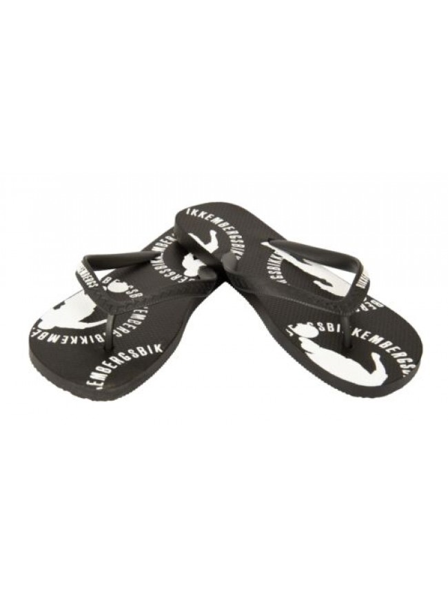 Infradito uomo BIKKEMBERGS mare o piscina con laccio logato articolo BKK3MSR01 s