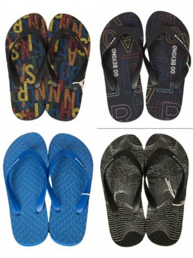 Infradito uomo NORTH SAILS GOBEYONPLASTIC flip flop mare o piscina con logo arti