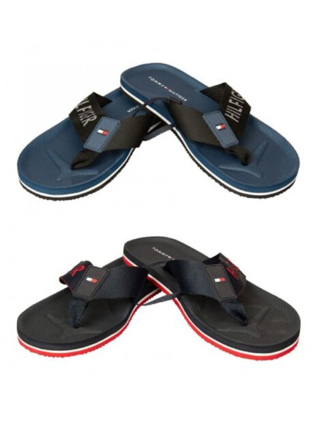 Infradito uomo TOMMY HILFIGER ciabatta mare piscina flip flop beachwear laccio i